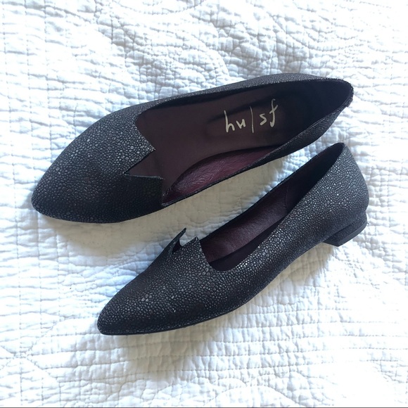 French Sole Shoes - French Sole Pointy Toe Loafer Flats